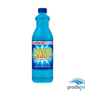 estrella lejía detergente azul