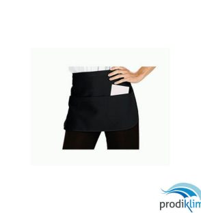 mandil monedero negro