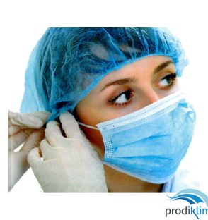 mascarilla higiénica azul